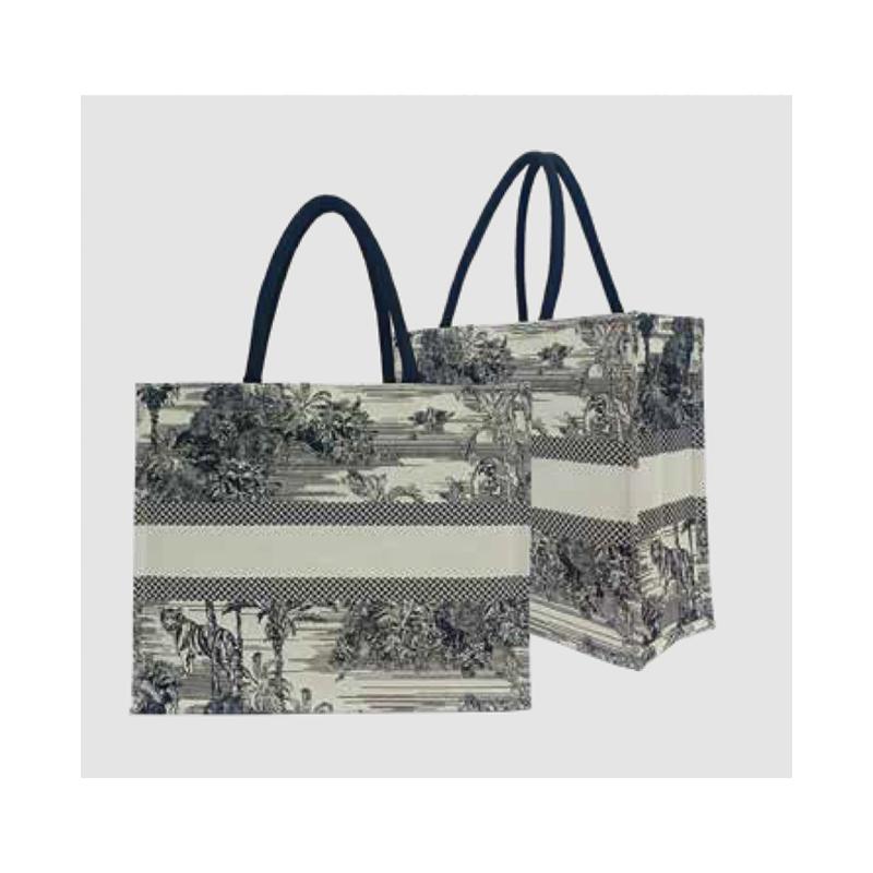 Explorer Print -Printed Cotton Bag With Inner Lamination & Magnetic Closure With Logo